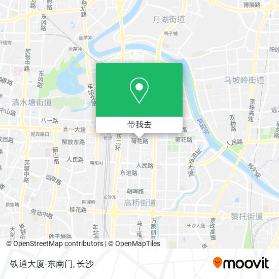 铁通大厦-东南门地图