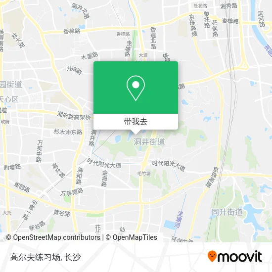 高尔夫练习场地图