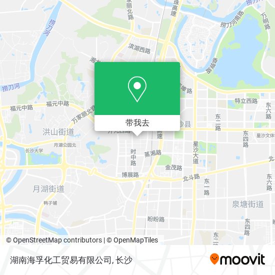 湖南海孚化工贸易有限公司地图