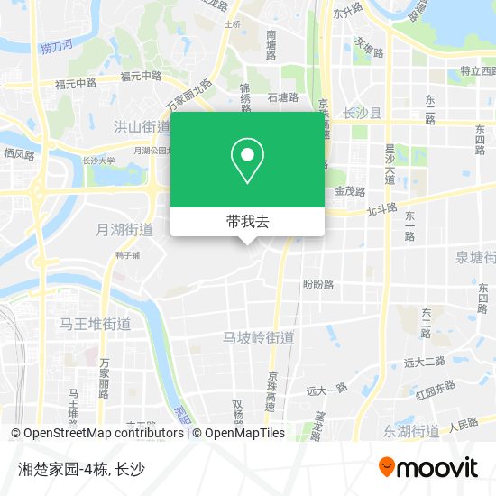 湘楚家园-4栋地图