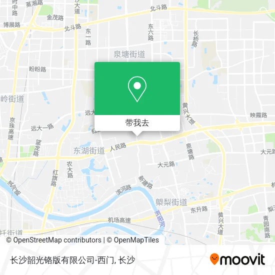 长沙韶光铬版有限公司-西门地图