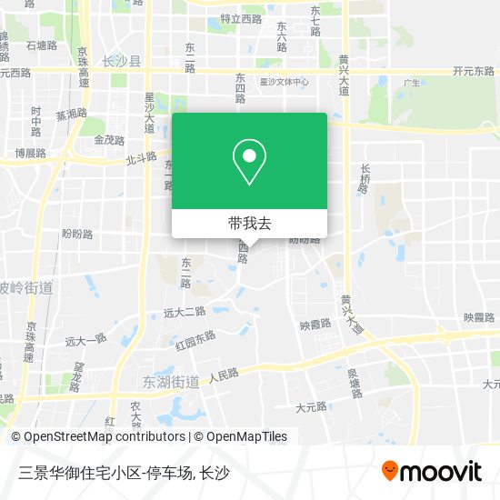 三景华御住宅小区-停车场地图
