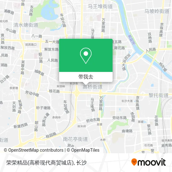 荣荣精品(高桥现代商贸城店)地图
