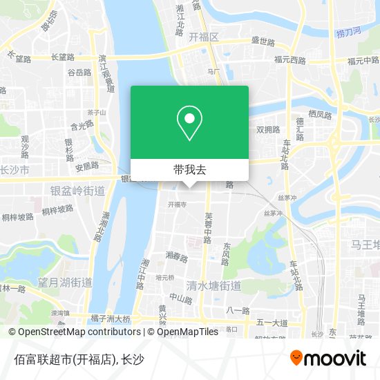佰富联超市(开福店)地图