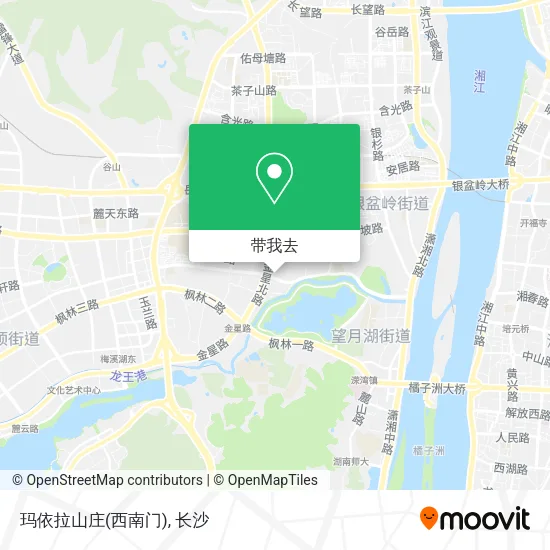玛依拉山庄(西南门)地图