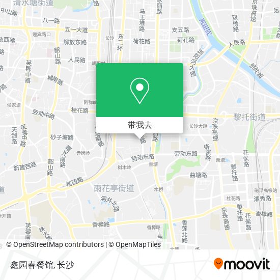 鑫园春餐馆地图