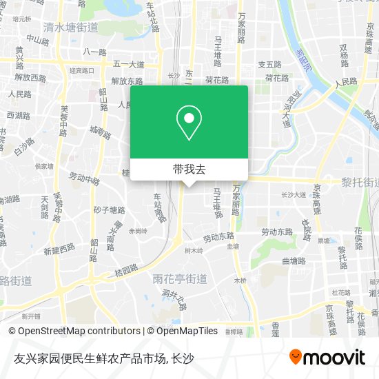 友兴家园便民生鲜农产品市场地图