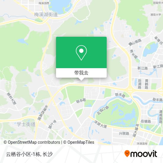 云栖谷小区-1栋地图