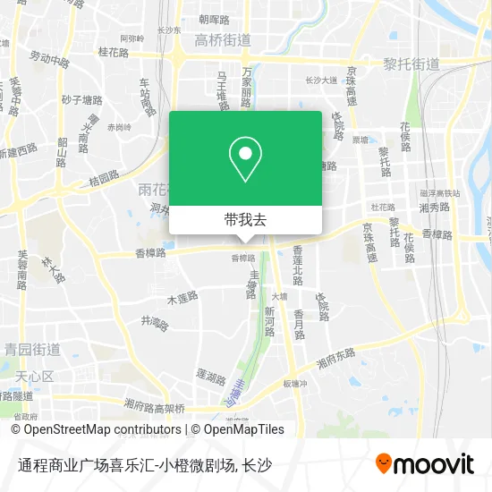 通程商业广场喜乐汇-小橙微剧场地图