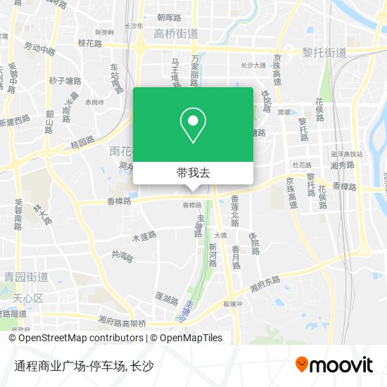 通程商业广场-停车场地图
