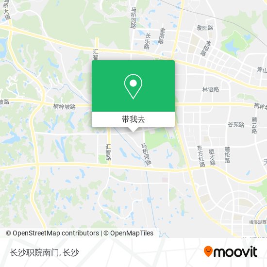 长沙职院南门地图