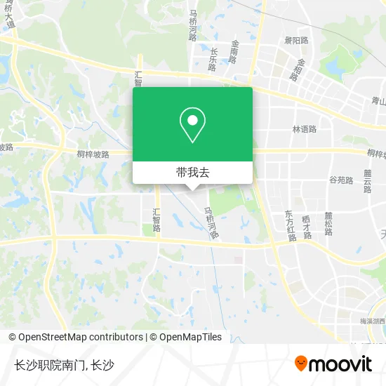 长沙职院南门地图