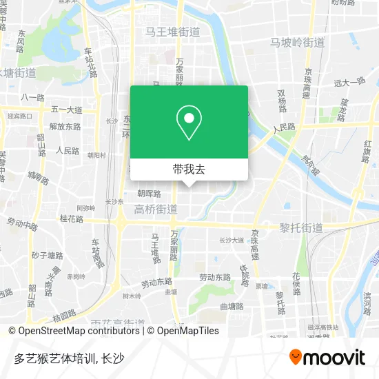 多艺猴艺体培训地图