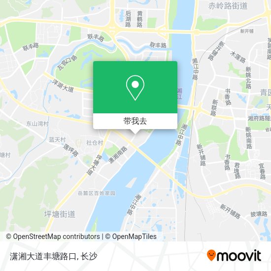 潇湘大道丰塘路口地图