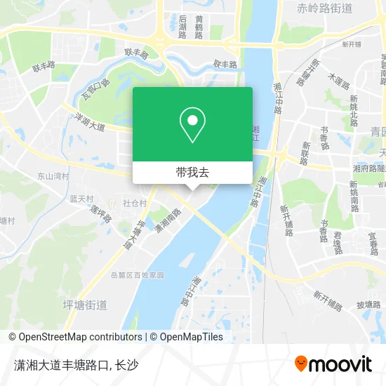 潇湘大道丰塘路口地图