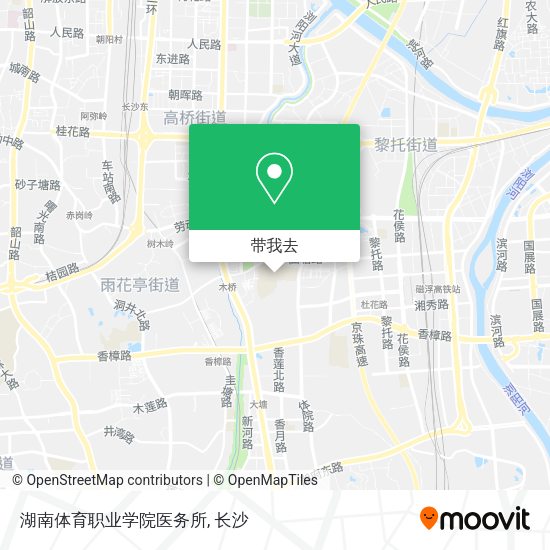 湖南体育职业学院医务所地图