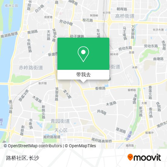 路桥社区地图