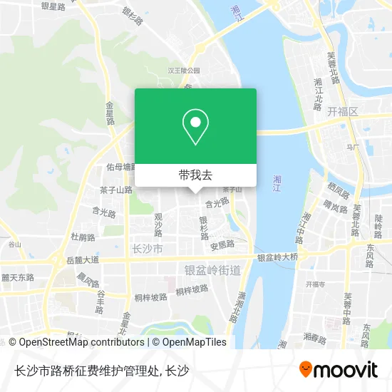 长沙市路桥征费维护管理处地图