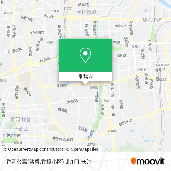 香河公寓(路桥.香樟小区)-北1门地图