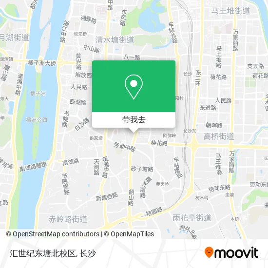 汇世纪东塘北校区地图