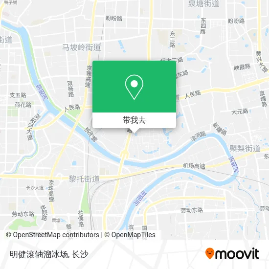 明健滚轴溜冰场地图