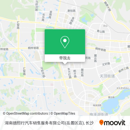 湖南德熙行汽车销售服务有限公司(岳麓区店)地图