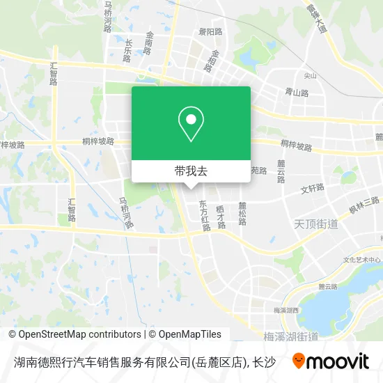 湖南德熙行汽车销售服务有限公司(岳麓区店)地图