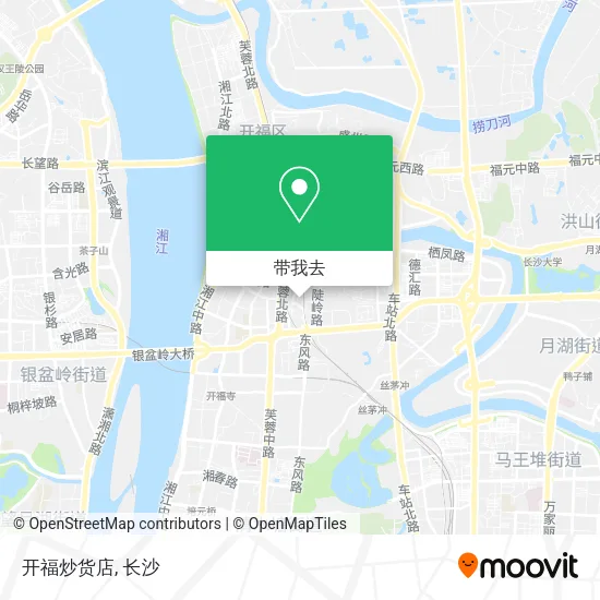 开福炒货店地图