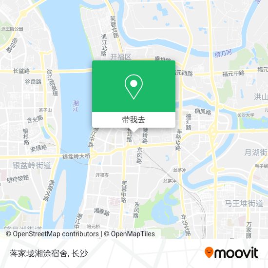 蒋家垅湘涂宿舍地图