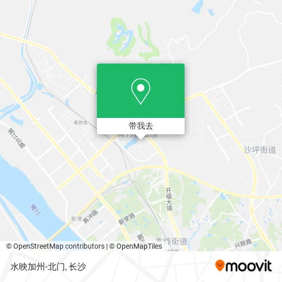水映加州-北门地图