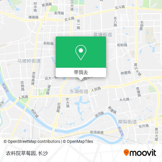 农科院草莓园地图