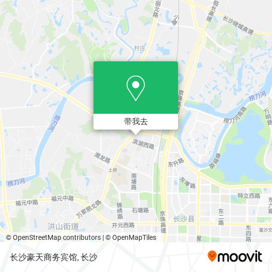 长沙豪天商务宾馆地图