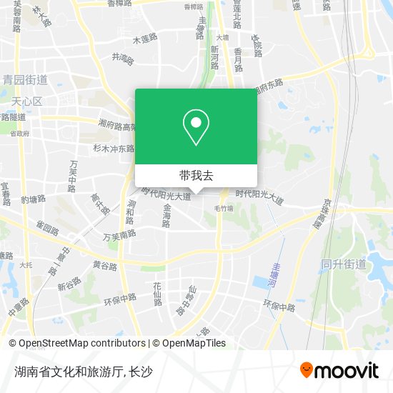 湖南省文化和旅游厅地图