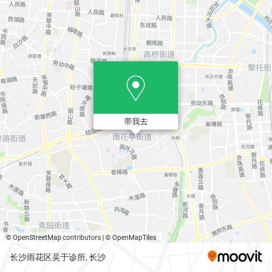 长沙雨花区吴于诊所地图