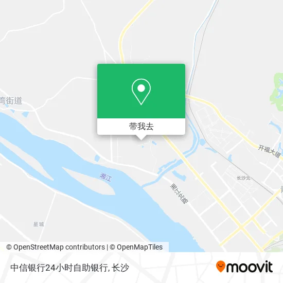 中信银行24小时自助银行地图