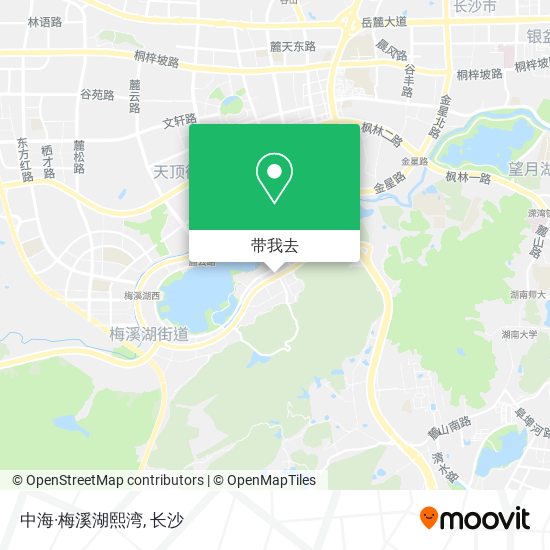 中海·梅溪湖熙湾地图