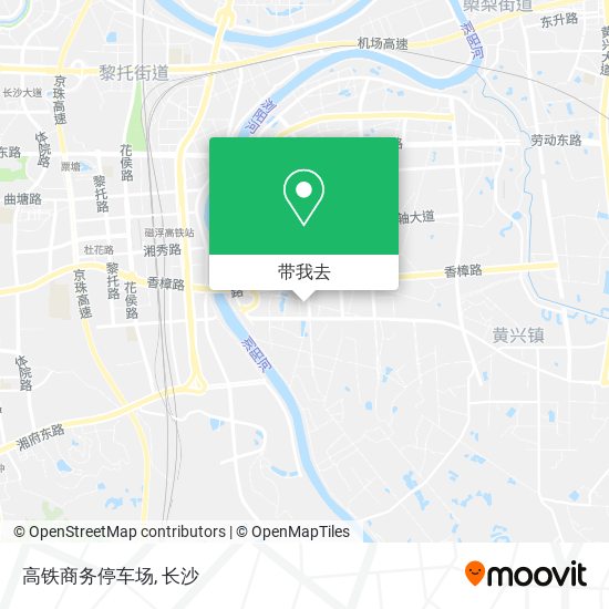 高铁商务停车场地图