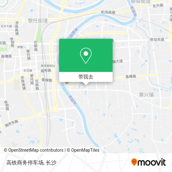 高铁商务停车场地图