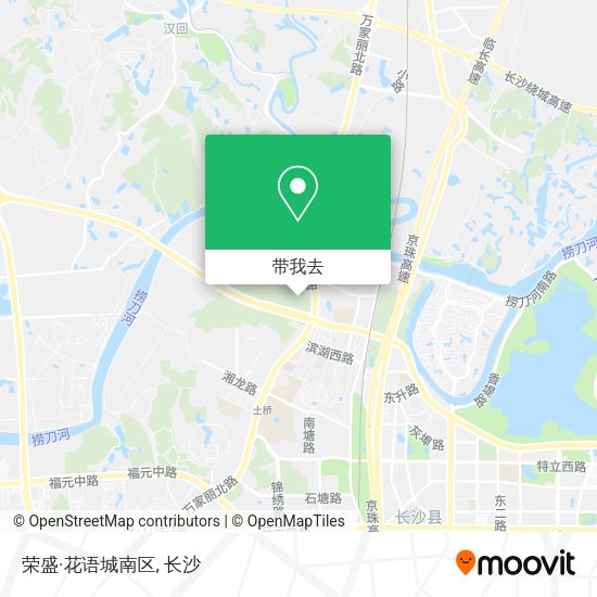荣盛·花语城南区地图