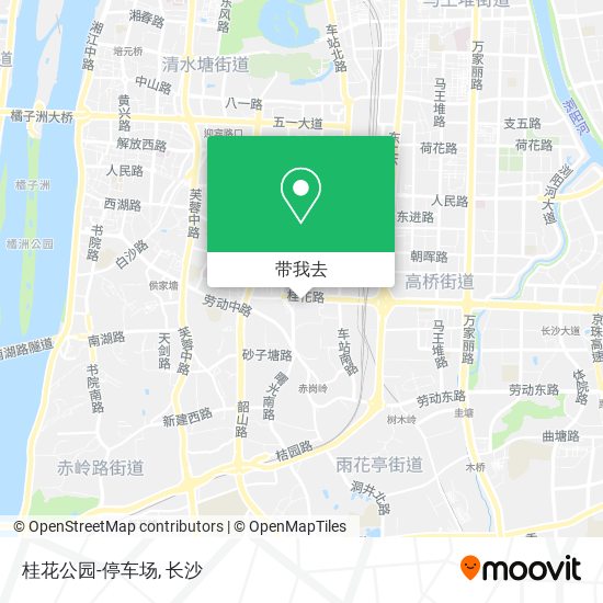 桂花公园-停车场地图