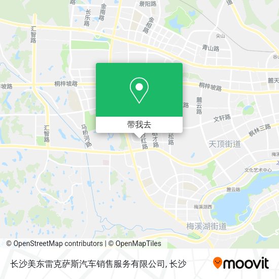 长沙美东雷克萨斯汽车销售服务有限公司地图