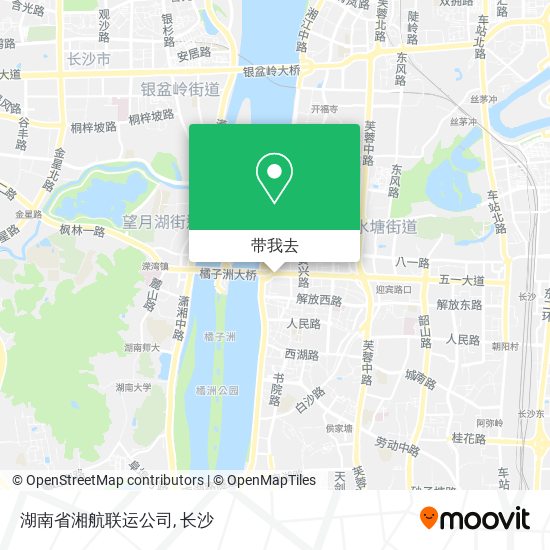 湖南省湘航联运公司地图