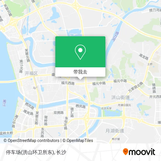 停车场(洪山环卫所东)地图