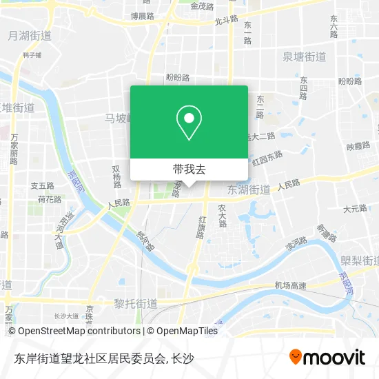 东岸街道望龙社区居民委员会地图