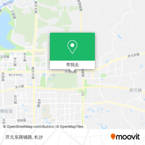 开元东路辅路地图