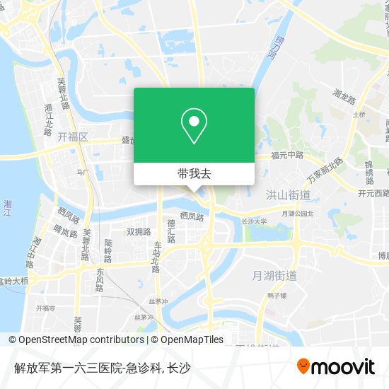 解放军第一六三医院-急诊科地图