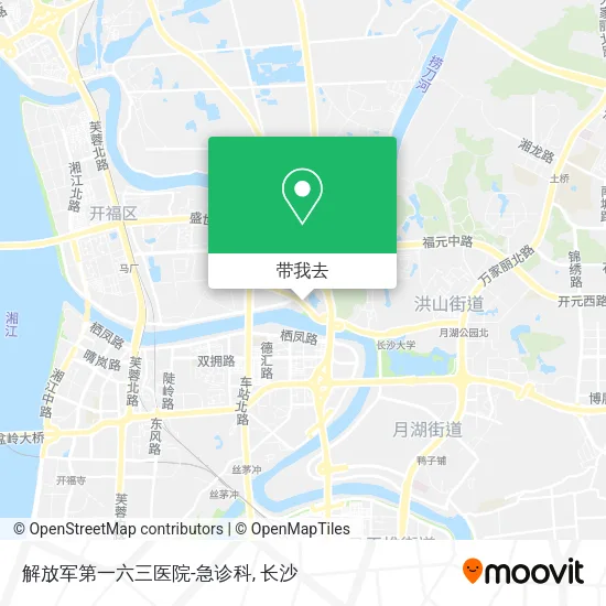 解放军第一六三医院-急诊科地图