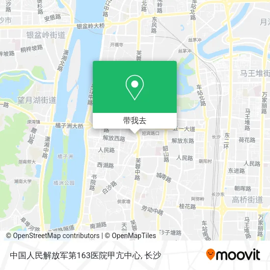 中国人民解放军第163医院甲亢中心地图