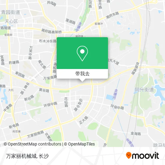 万家丽机械城地图