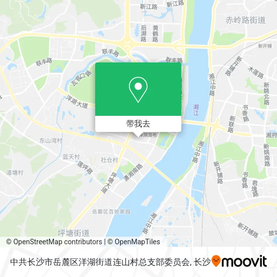 中共长沙市岳麓区洋湖街道连山村总支部委员会地图